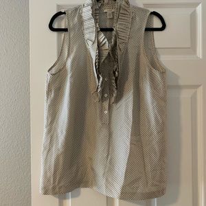 EUC J. Crew 100% silk blouse